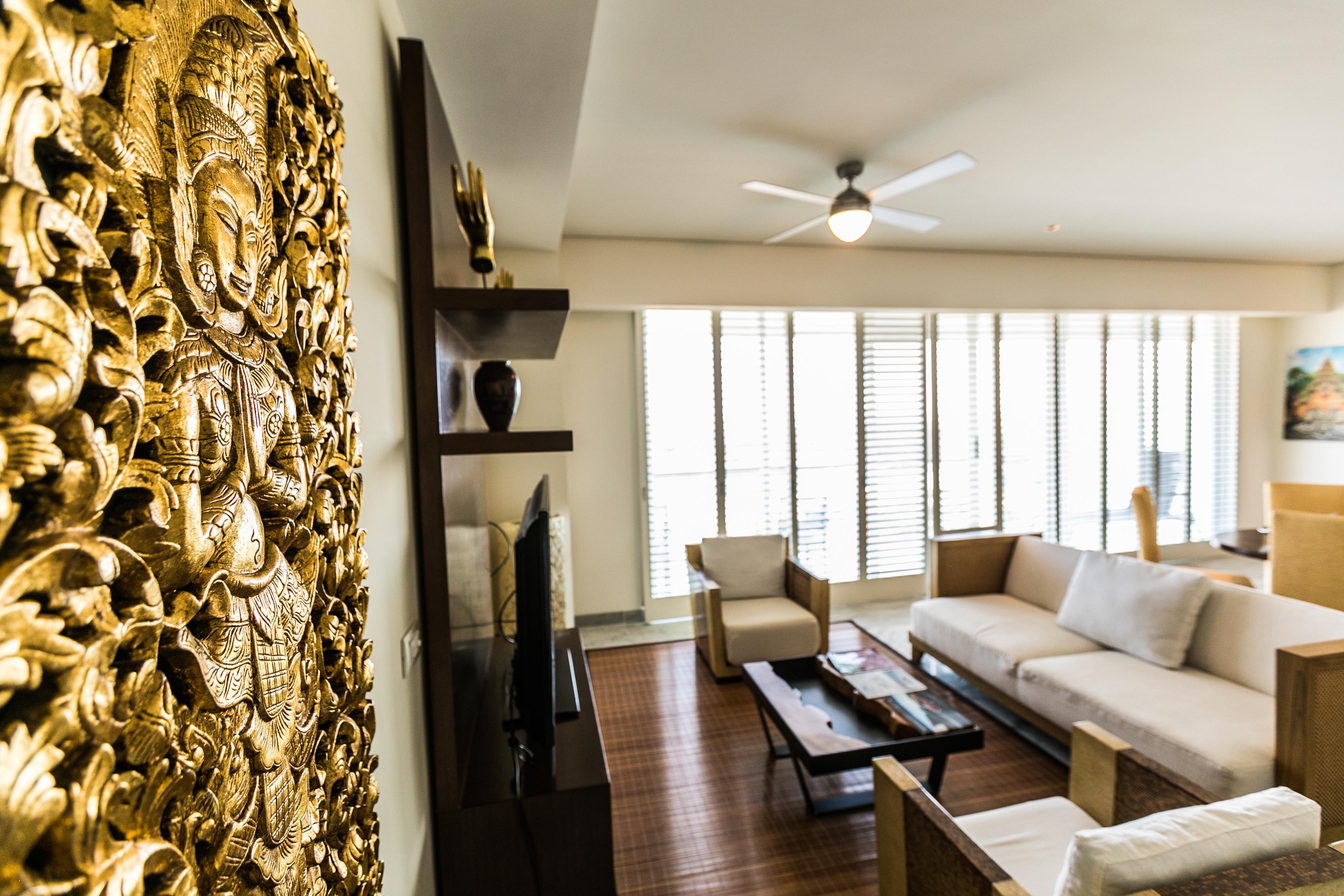 Palacio Mundo Imperial Riviera Diamante Acapulco Exterior foto A living room at the Mandarin Oriental, Bangkok