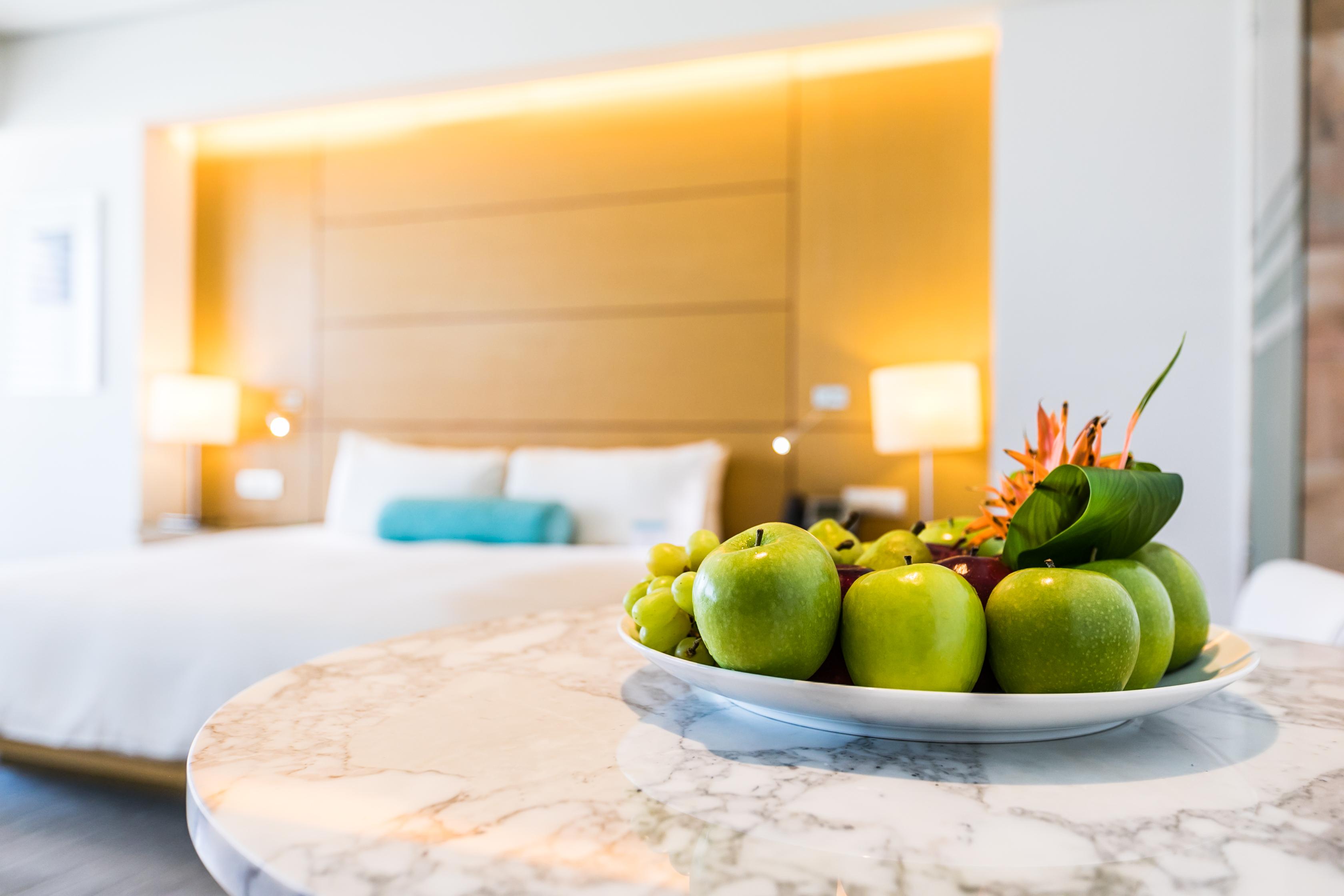 Palacio Mundo Imperial Riviera Diamante Acapulco Exterior foto A fruit bowl in a hotel room