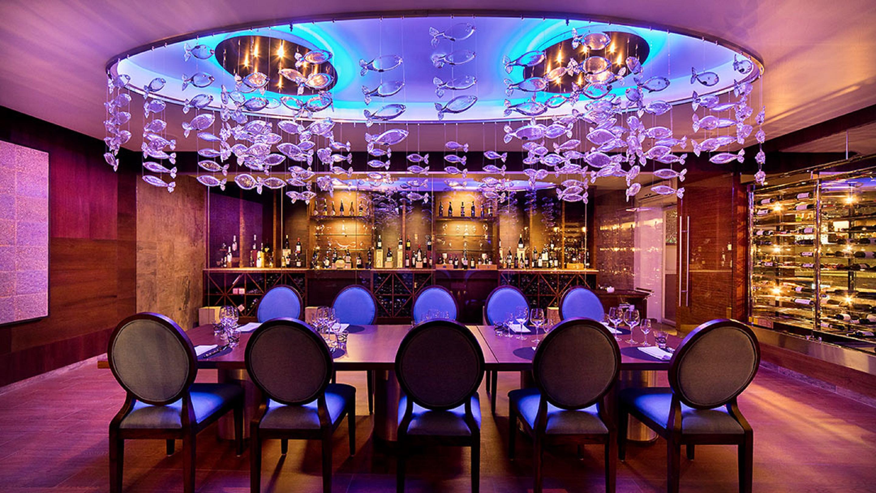 Palacio Mundo Imperial Riviera Diamante Acapulco Exterior foto The private dining room at the restaurant